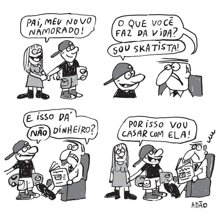 Almoxarifado de Tirinhas | Namorado (Adão Iturrusgarai)