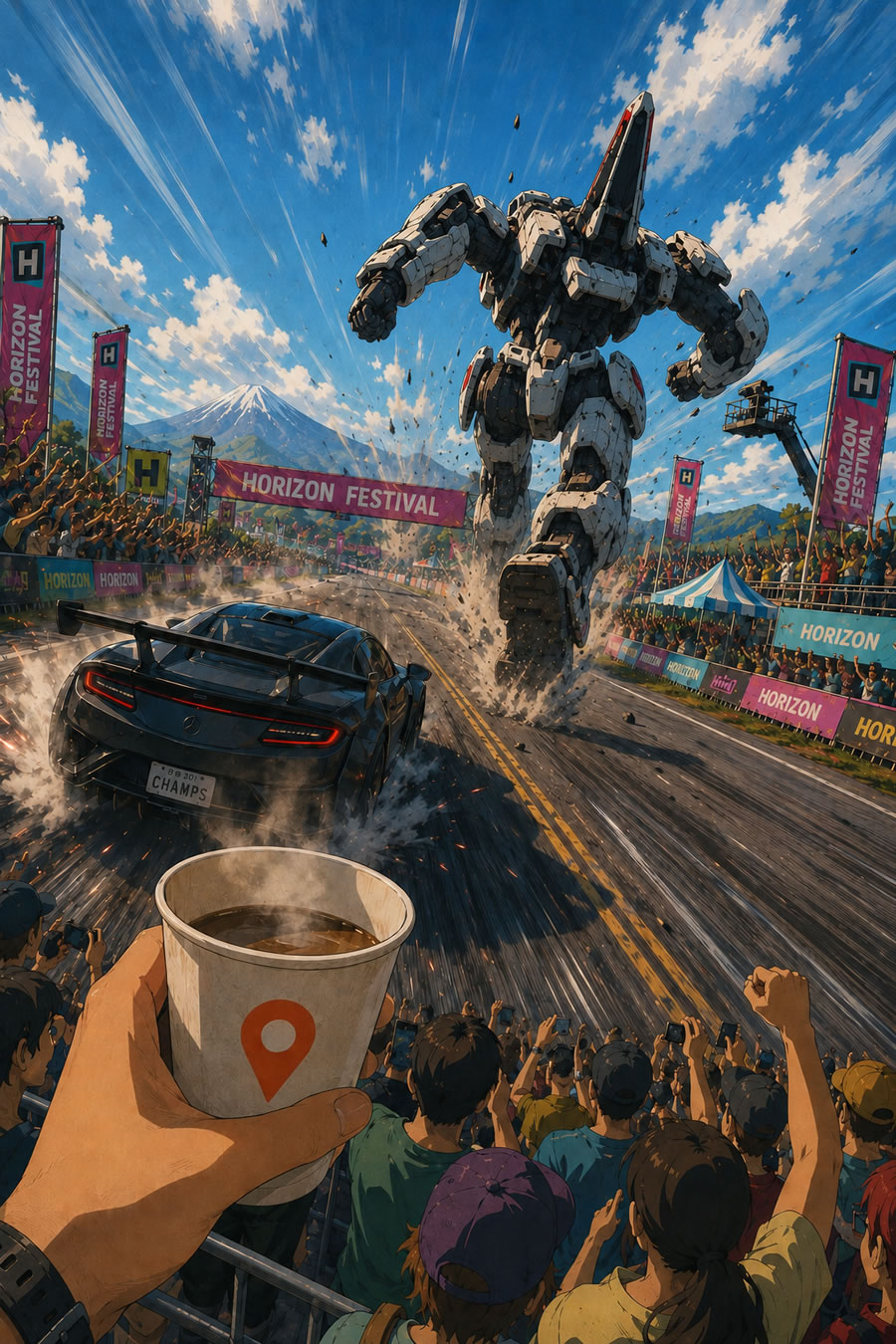 Café com IA | Corrida de proporções em Forza Horizon 6