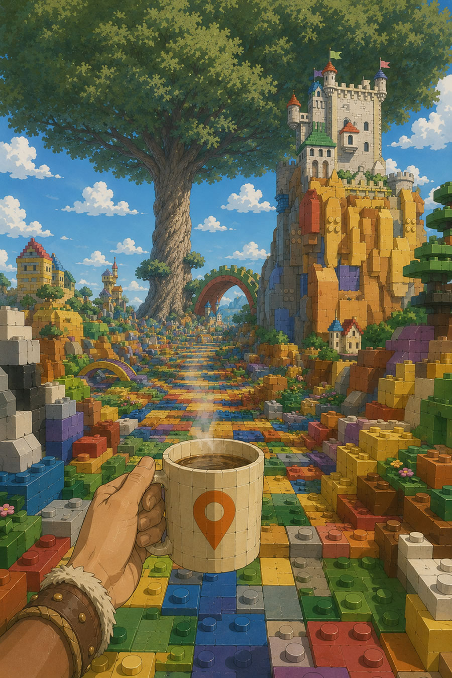 Café com IA | Reino dos Blocos (One Piece)