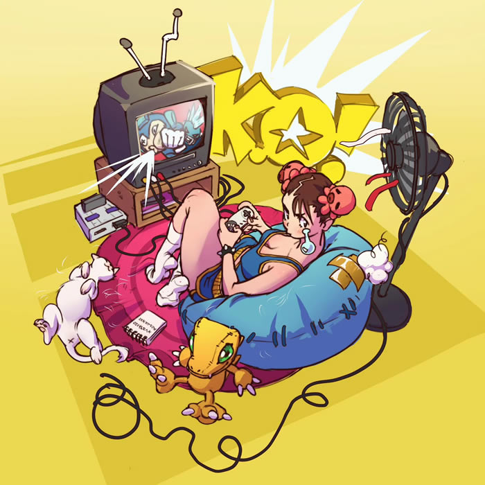 Chun-Li KO! – Postando uma imagem porque curti!