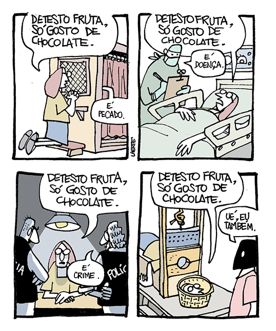 Almoxarifado de Tirinhas | Detesto (Laerte)