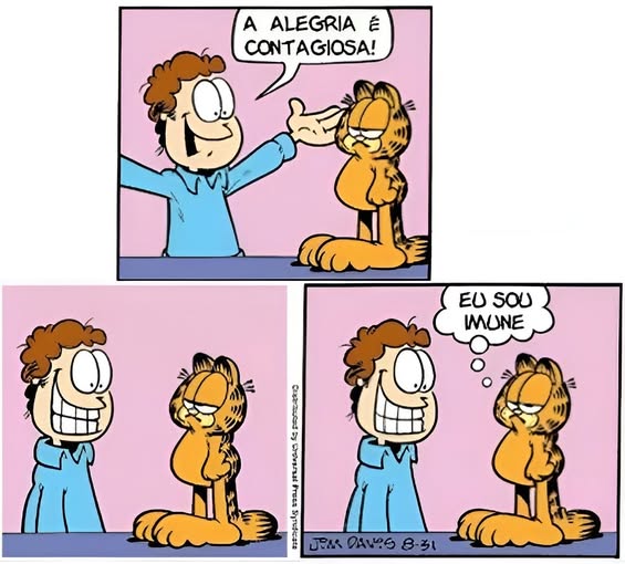 Almoxarifado de Tirinhas | Contagioso (Jim Davis)