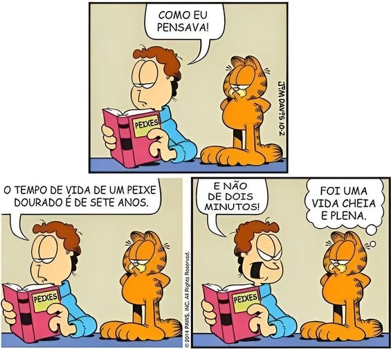 Almoxarifado de Tirinhas | Peixe (Jim Davis)