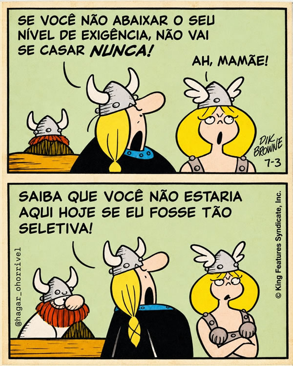 Almoxarifado de Tirinhas | Exigência (Dik Browne)