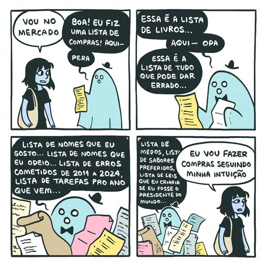 Almoxarifado de Tirinhas | Listas (Lark)