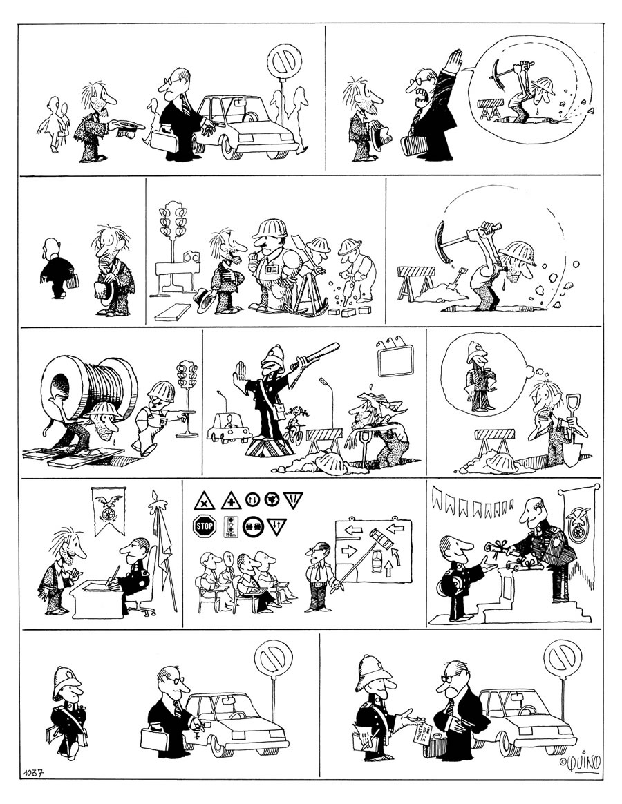 Almoxarifado de Tirinhas | Retorno (Quino)