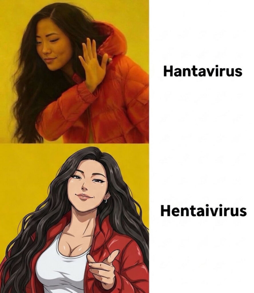 Memes recriados | Hantavirus, não?
