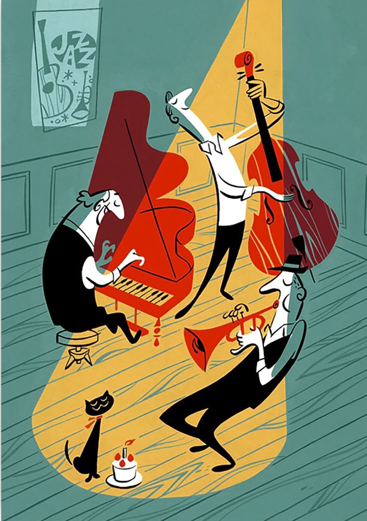 Músicos de Jazz – Postando uma imagem só porque curti!