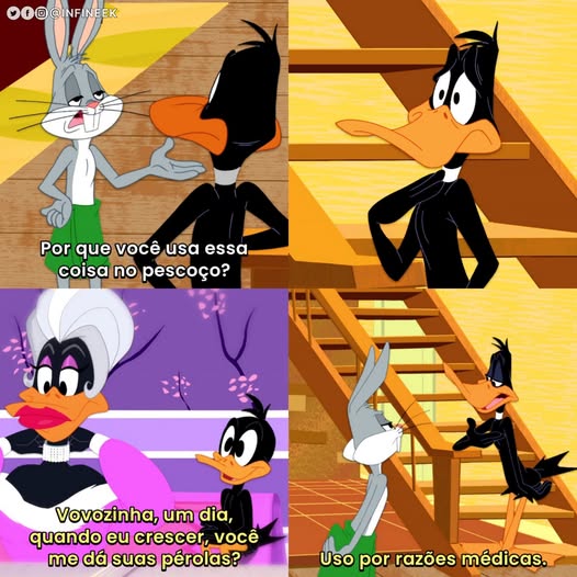 Web Quotes | Patolino e o adereço do pescoço