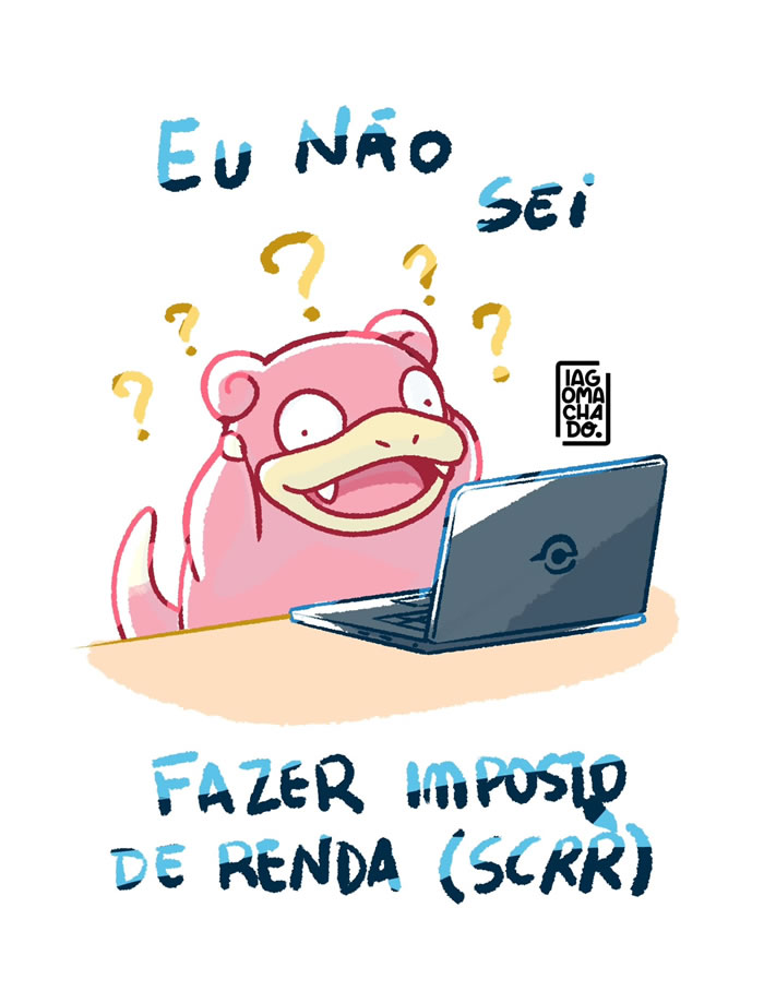 Slowpoke enrascado – Postando uma imagem só porque curti!