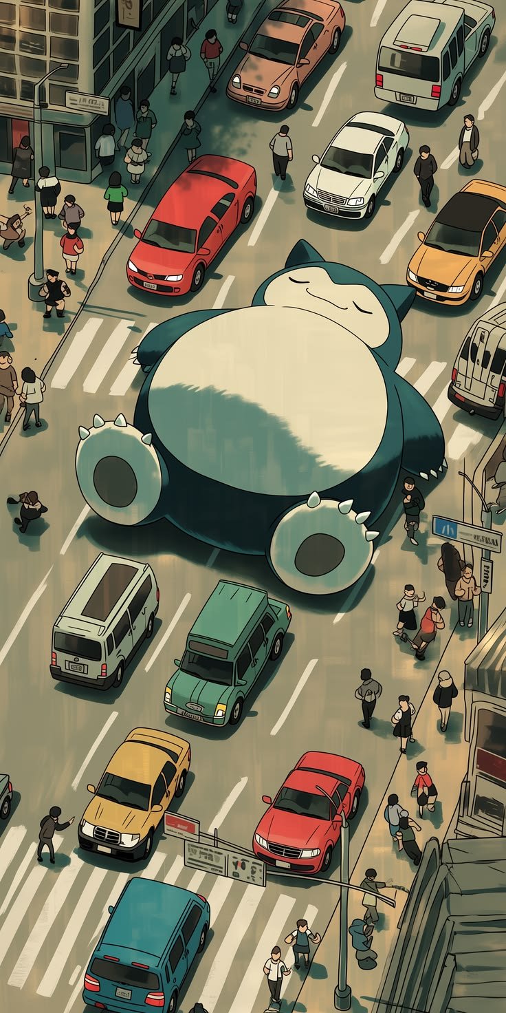 Snorlax no Trânsito – Postando uma imagem só porque curti!