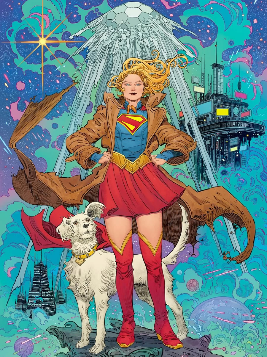 Bilquis Evely desenha arte para Supergirl (filme) – Postando uma imagem…