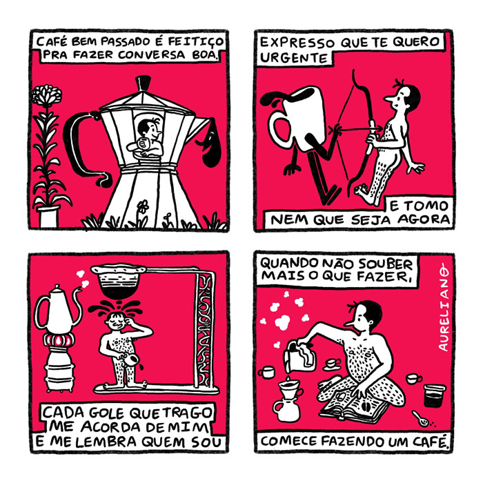 Almoxarifado de Tirinhas | Café (Aureliano)