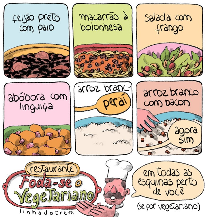 Almoxarifado de Tirinhas | Vegetariano (Raphael Salimena)