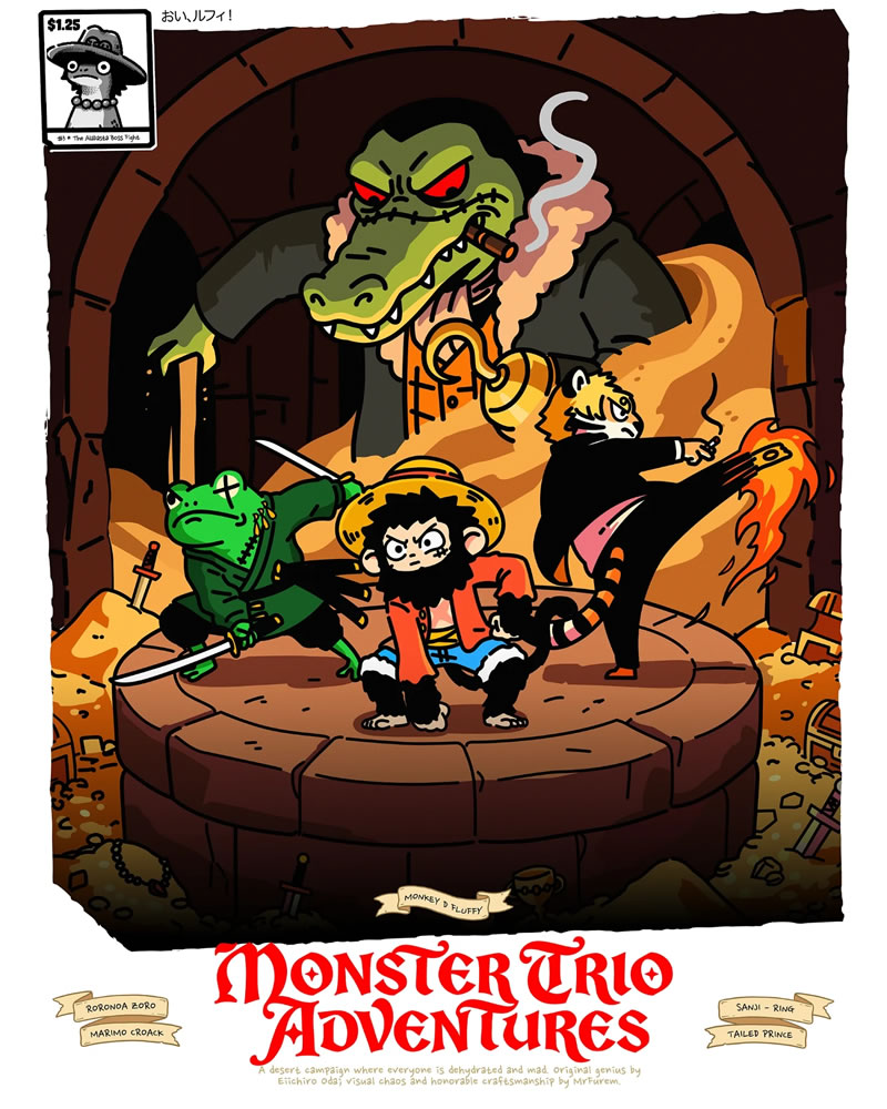 Trio Monstro – Postando uma imagem só porque curti!