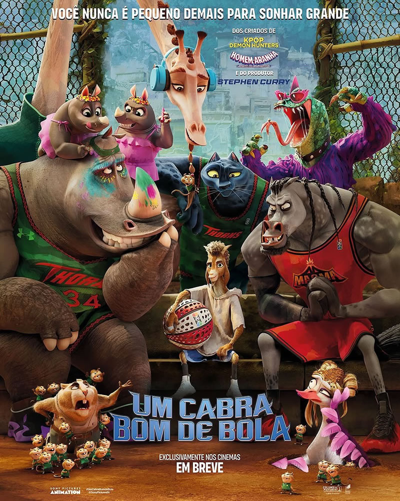 Estilosa animação Um Cabra Bom de Bola disponível na HBO Max!