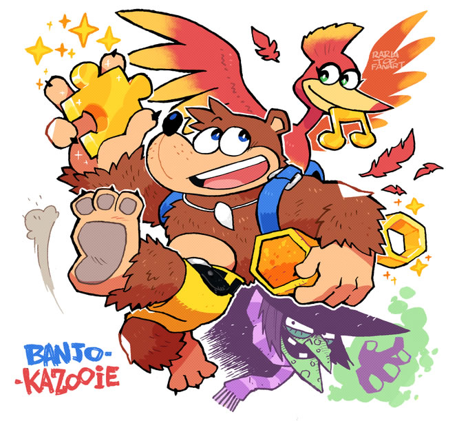 Banjo-Kazooie – Postando uma imagem só porque curti!