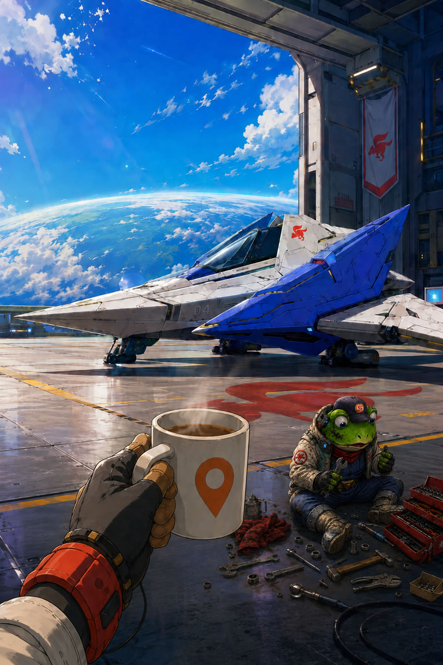Café com IA | Airwing (Star Fox)