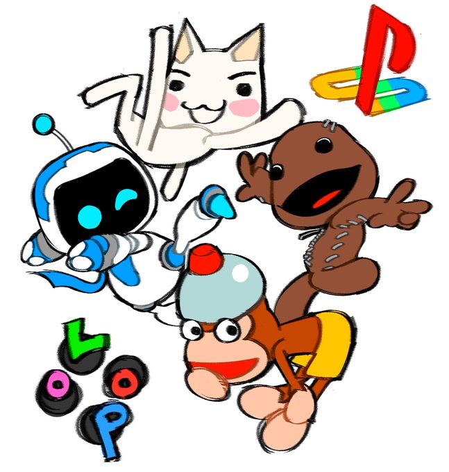 Mascotes PlayStation – Postando uma imagem só porque curti!