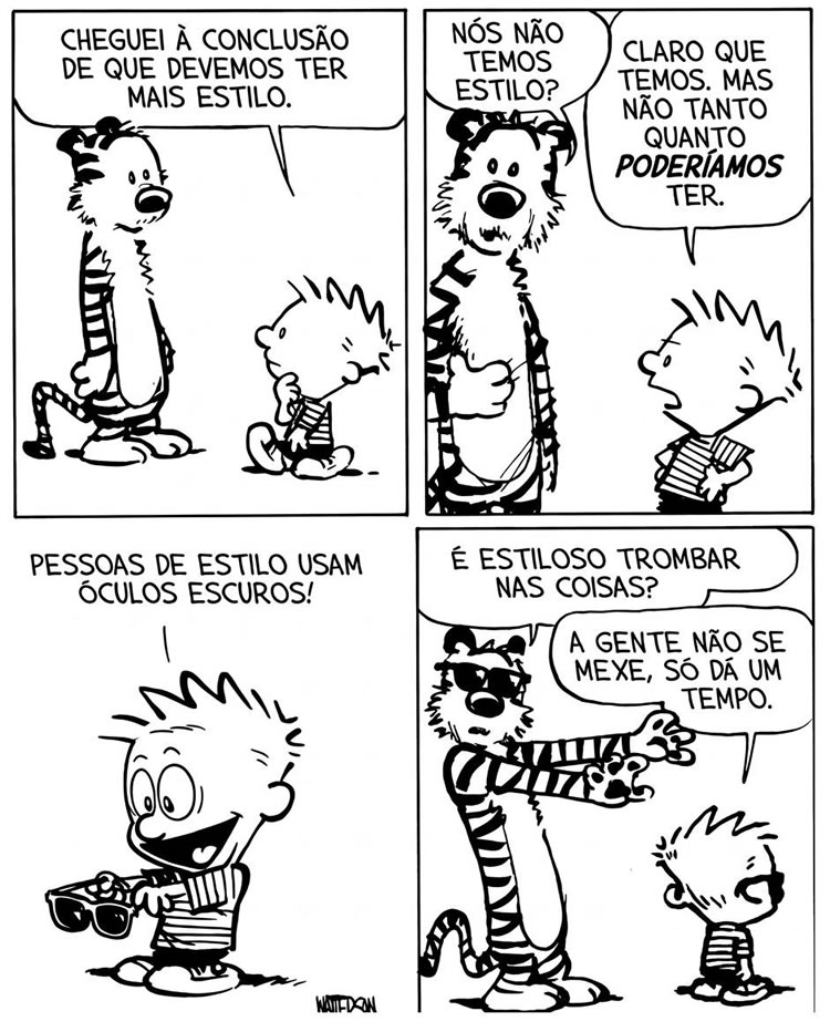 Almoxarifado de Tirinhas | Estilo (Bill Watterson)