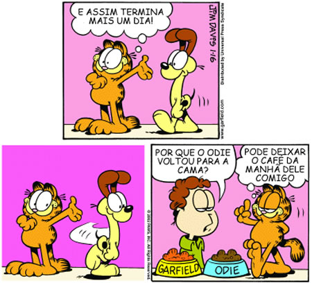 Almoxarifado de Tirinhas | Dia finalizado (Jim Davis)