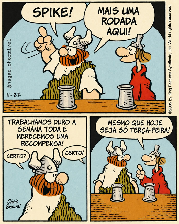 Almoxarifado de Tirinhas | Rodada (Dik Browne)