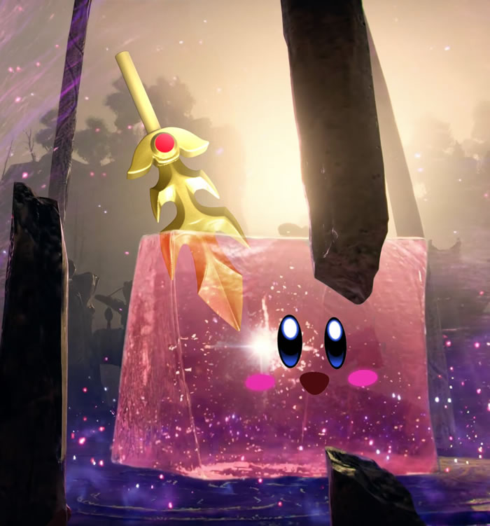 Kirby x God of War Laufey – Postando uma imagem…