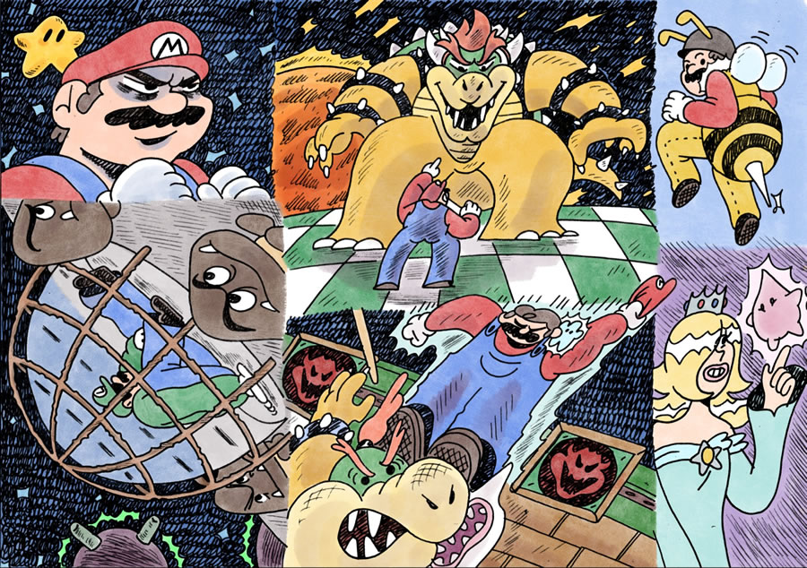 Super Mario Galaxy – Postando uma imagem só poder curti!