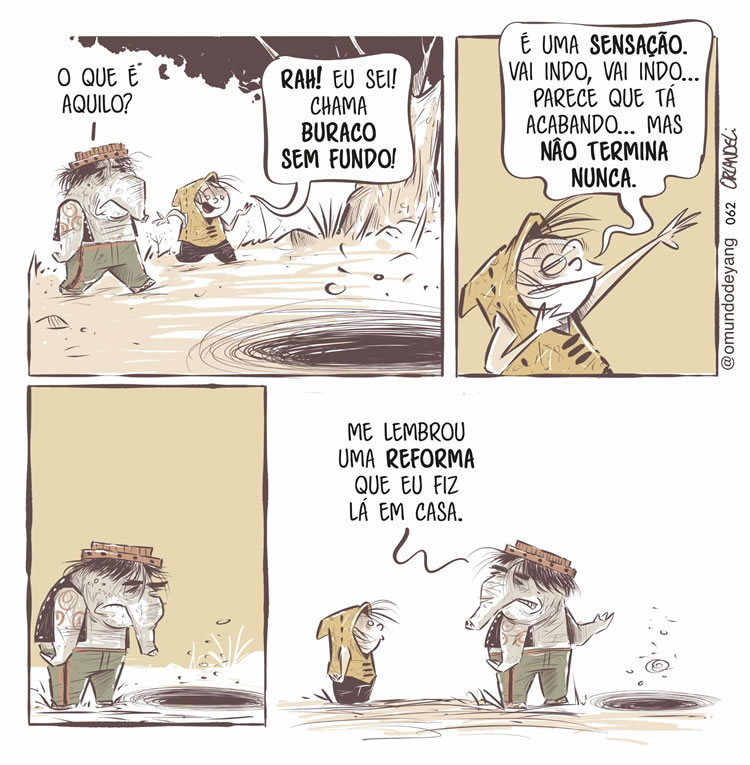 Almoxarifado de Tirinhas | Buraco sem Fundo (Orlandeli)