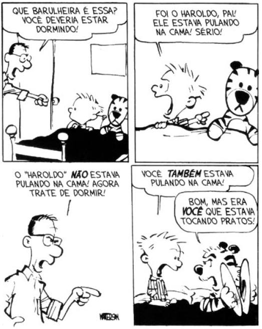 Almoxarifado de Tirinhas | Barulheira (Bill Watterson)
