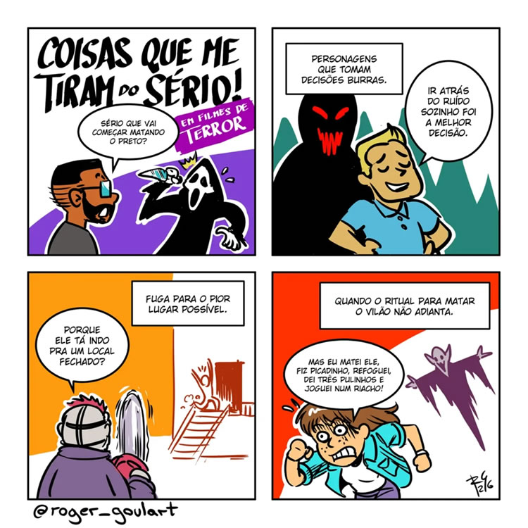 Almoxarifado de Tirinhas | Terror (Róger Goulart)