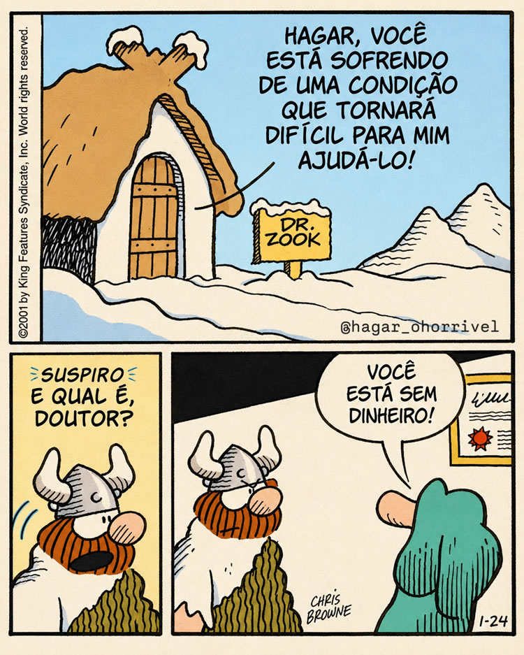 Almoxarifado de Tirinhas | Condição (Dik Browne)