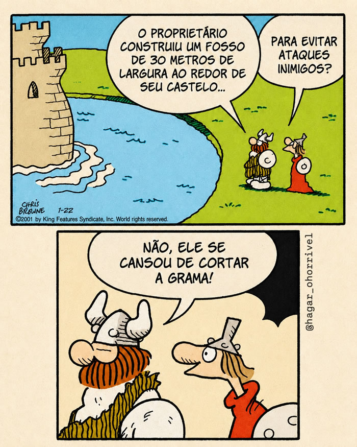 Almoxarifado de Tirinhas | Fosso (Dik Browne)