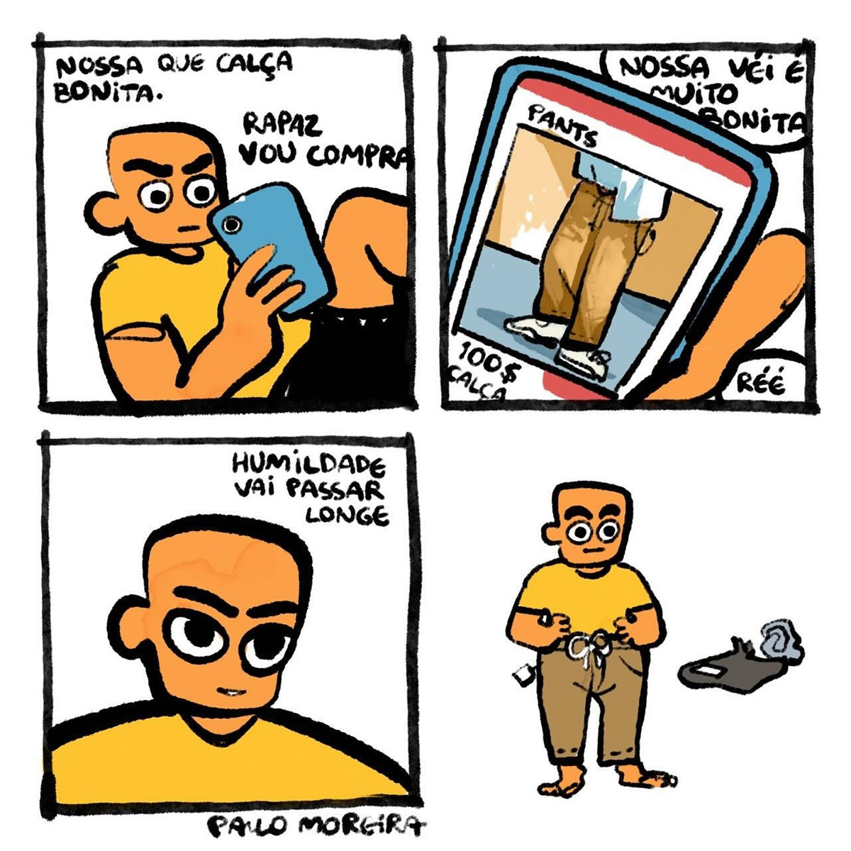 Almoxarifado de Tirinhas | Humildade (Paulo Moreira)