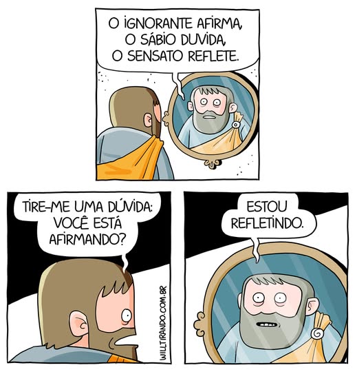 Almoxarifado de Tirinhas | Espelho (Will Leite)