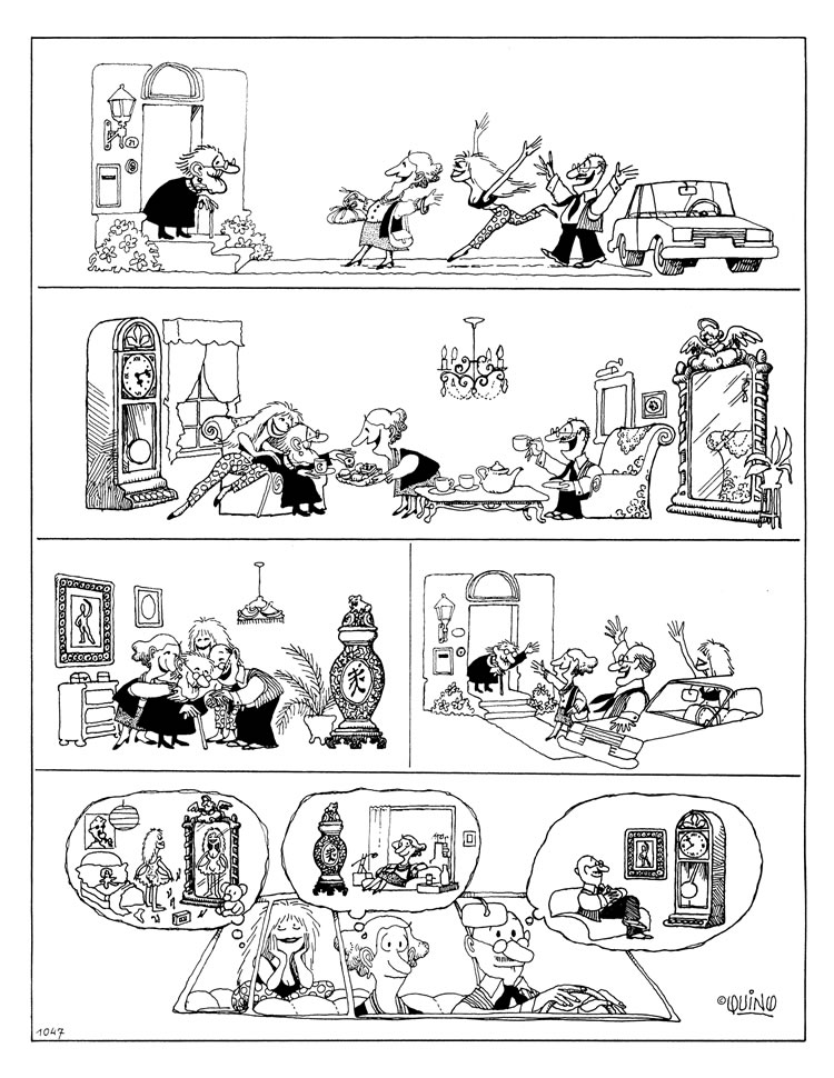 Almoxarifado de Tirinhas | Visita (Quino)