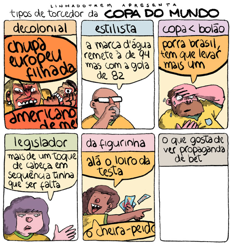 Almoxarifado de Tirinhas | Torcedores (Raphael Salimena)