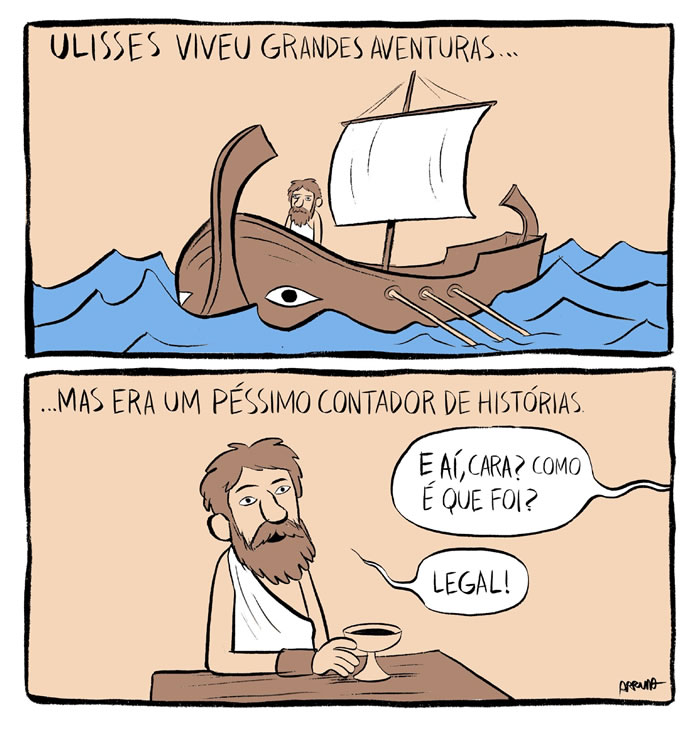 Almoxarifado de Tirinhas | Ulisses (Eduardo Arruda)