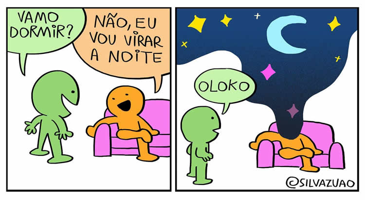 Almoxarifado de Tirinhas | Noite (Silva João)