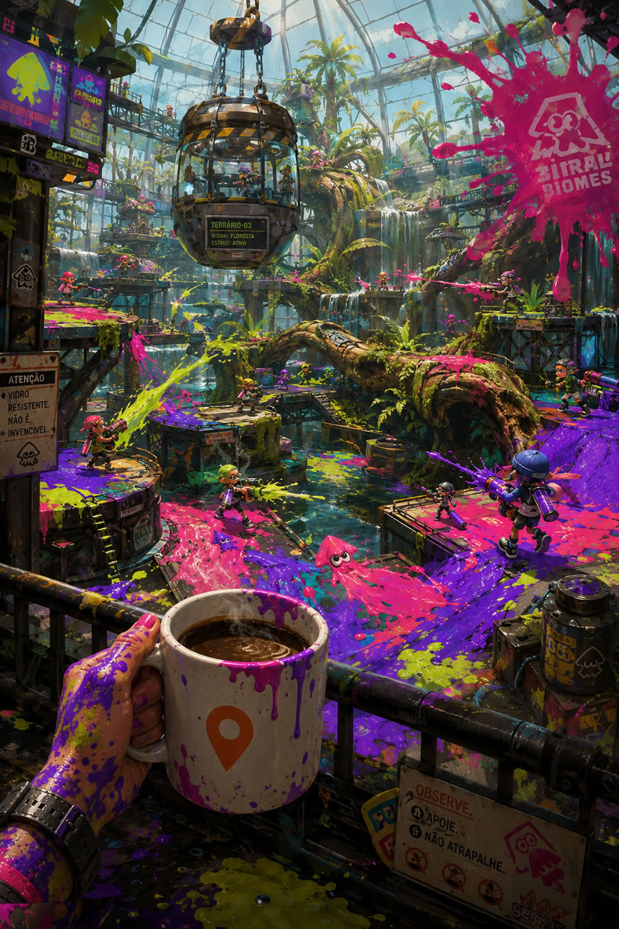 Café com IA | Terrário Splatoon