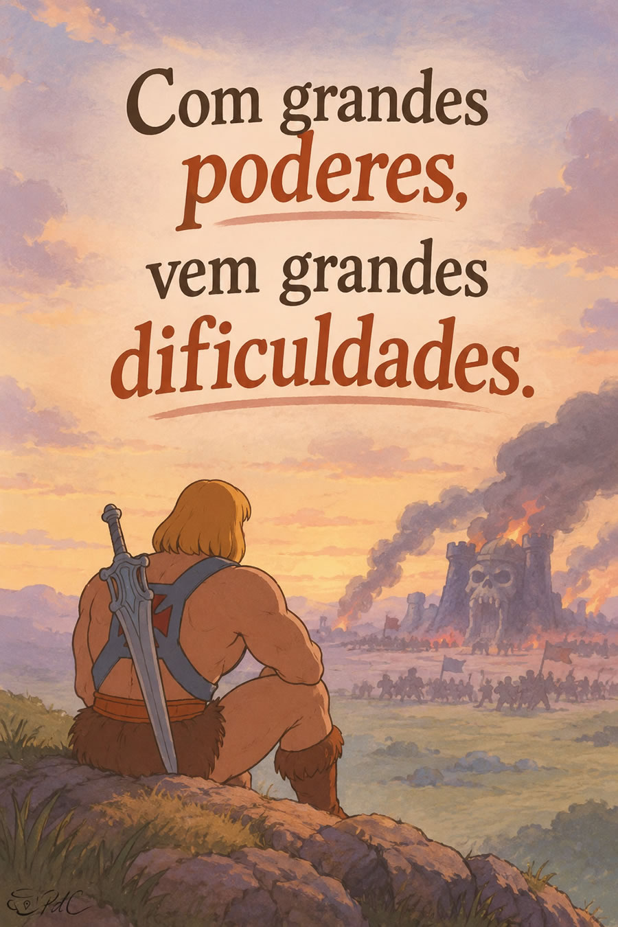 Pensamento ilustrado com IA | Grandes poderes