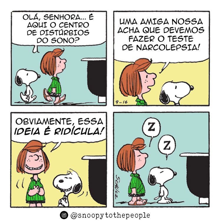 Almoxarifado de Tirinhas | Sono (Charles M. Schulz)