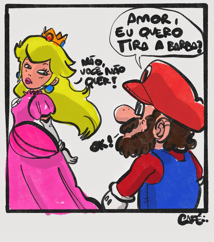 Almoxarifado de Tirinhas | Barba (Café Ilustra)
