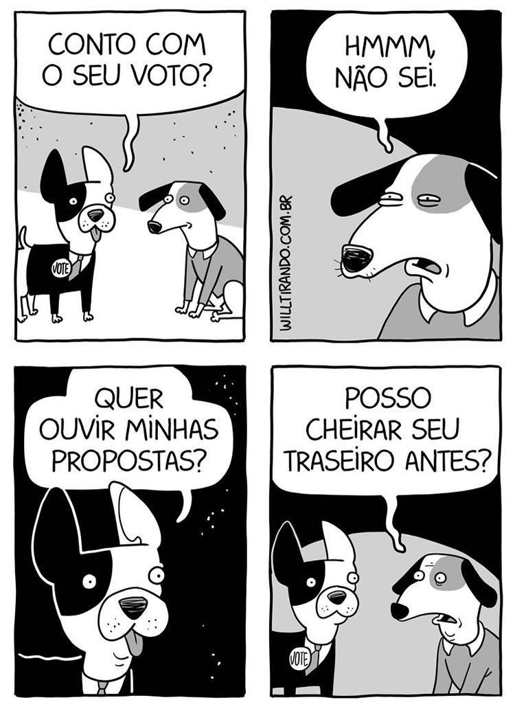 Almoxarifado de Tirinhas | Voto (Will Leite)