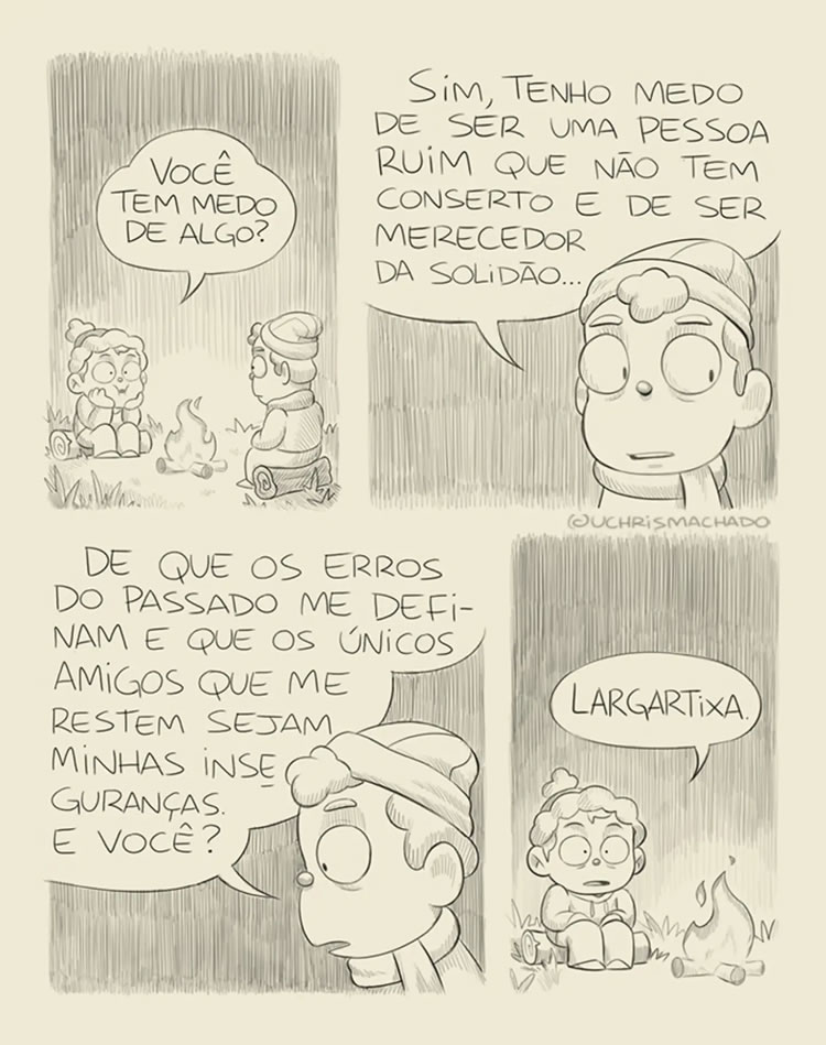 Almoxarifado de Tirinhas | Medo (Chris Machado)