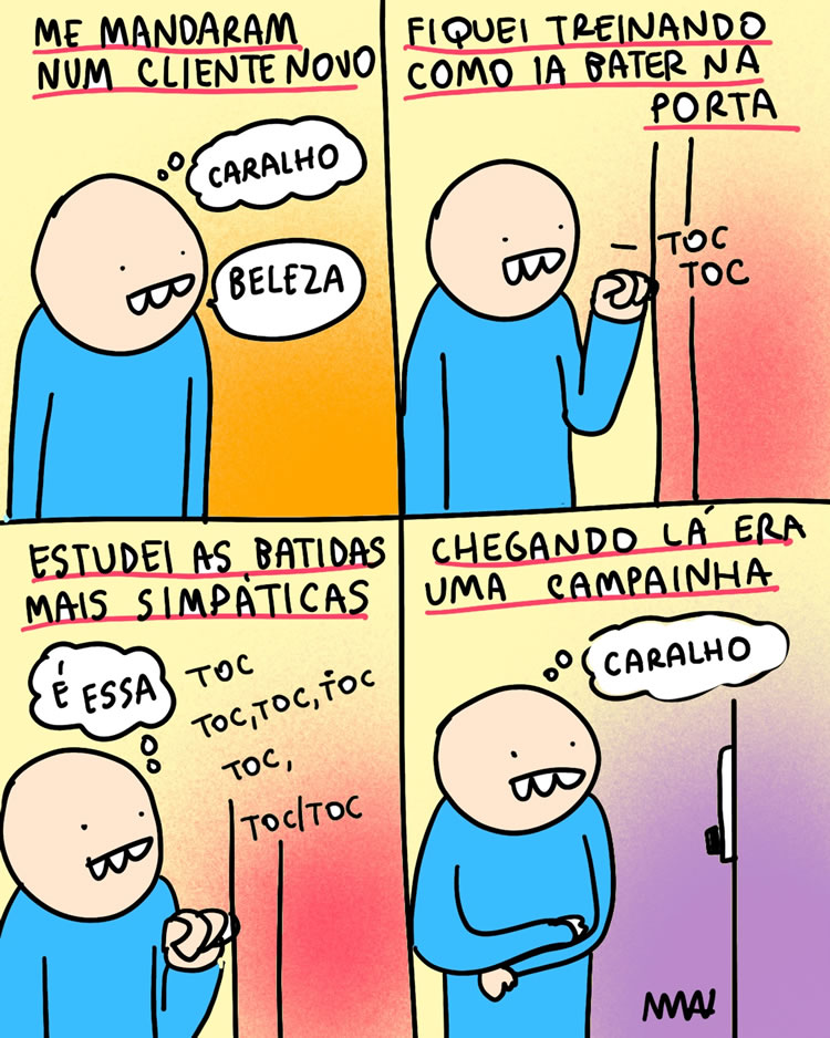 Almoxarifado de Tirinhas | Porta (Miau Bolado)