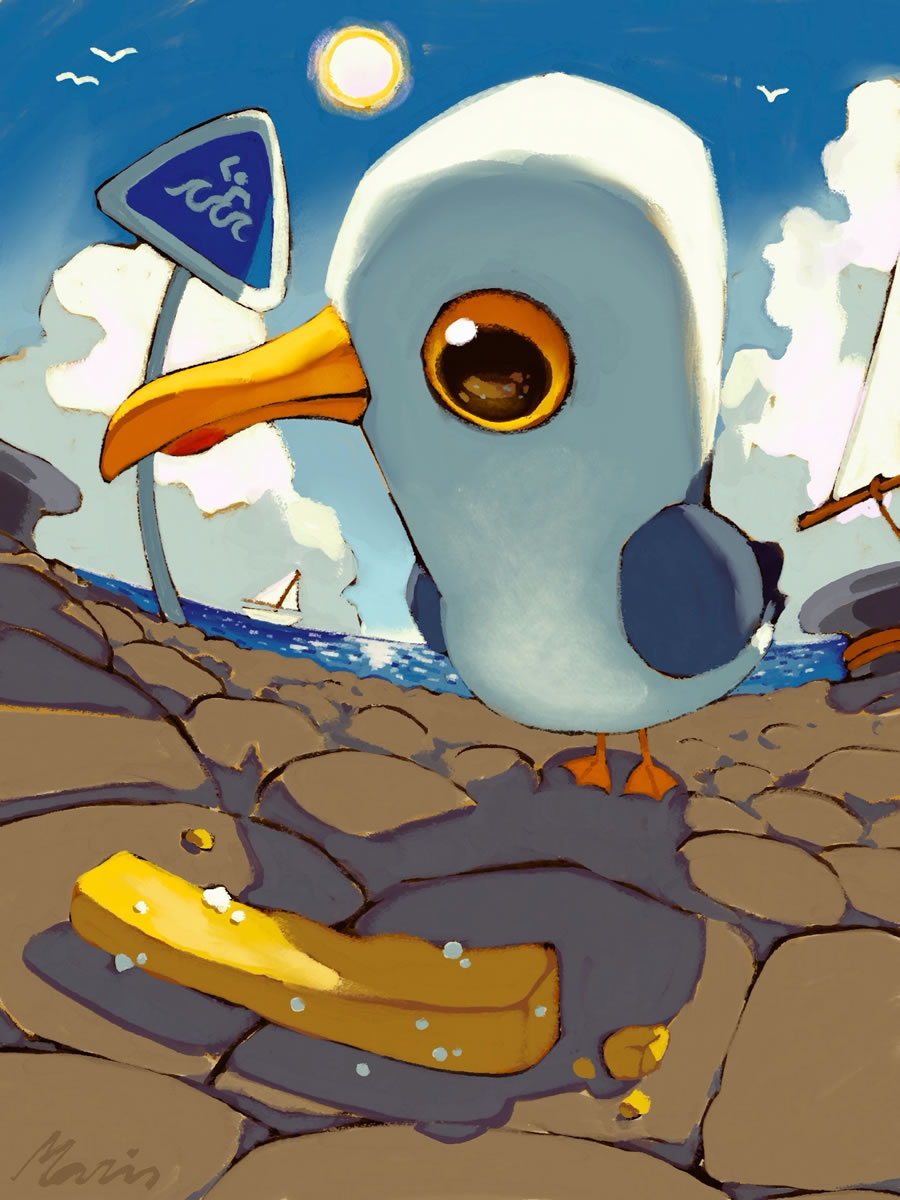 Gaivota – Postando uma imagem só porque curti!