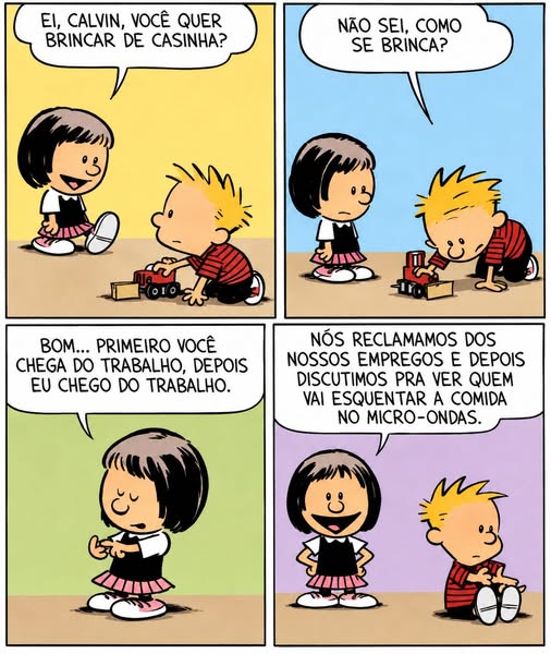 Almoxarifado de Tirinhas | Casinha (Bill Watterson)