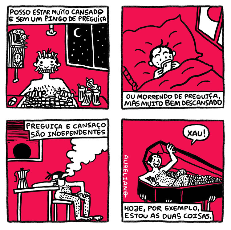 Almoxarifado de Tirinhas | Cansaço (Aureliano)