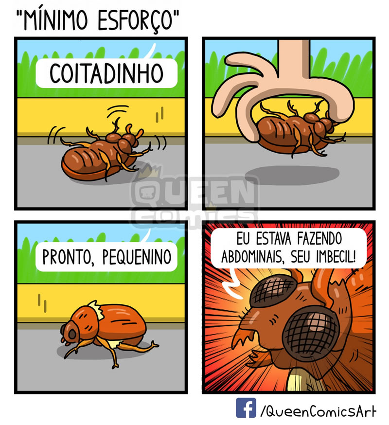 Almoxarifado de Tirinhas | Coitadinho (Romel Castañeda)